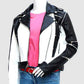 Black & White Leather Jacket